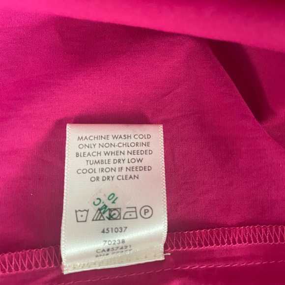 Ann Taylor Fuchsia Off-Shoulder Blouse - Picture 8 of 9